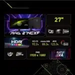 MSI MAG 274CXF, 27" Curve Gaming Monitor
