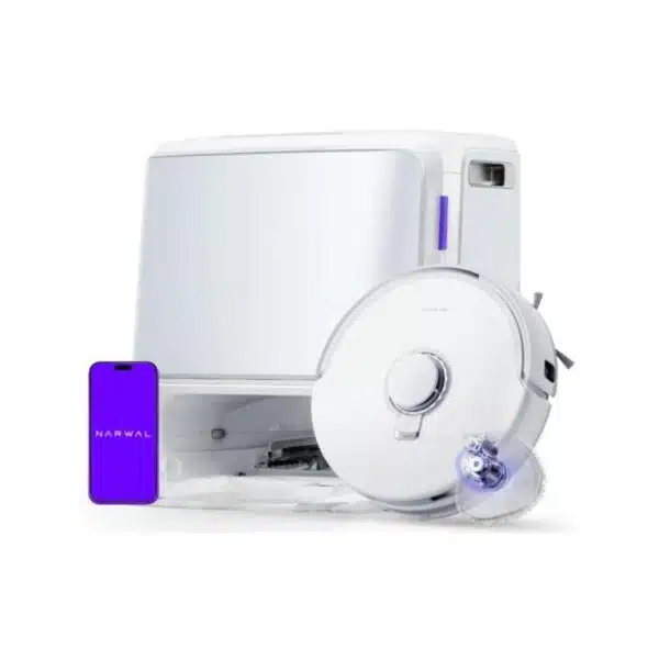 NARWAL Freo Z10 Robot Vacuum and Mop Combo, Tangle Free Robot Mop, 15,000Pa Suction, Adapts to Hard-to-Reach Areas, Self-Emptying, Mop Washing & Drying, Obstacle Avoidance, for Pet Hair & Hard Floor