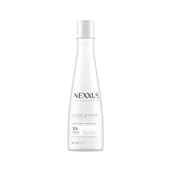 Nexxus Clean & Pure Conditioner moisturizing for all hair types Moisture silicone free, paraben free, dye free 400 ml