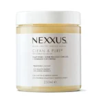 Nexxus, Clean & Pure Exfoliating Scrub, Hair Scrub, Removes Impurities, Product Residue, Sebum & Oils, Elastin & Marine Mineral Based Formula, Leather Purifying Scrub