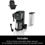 Ninja CFP301C DualBrew Pro Specialty Coffee System, Single-Serve, Pod, and 12-Cup Drip Coffee Maker (Canadian Version) , Black