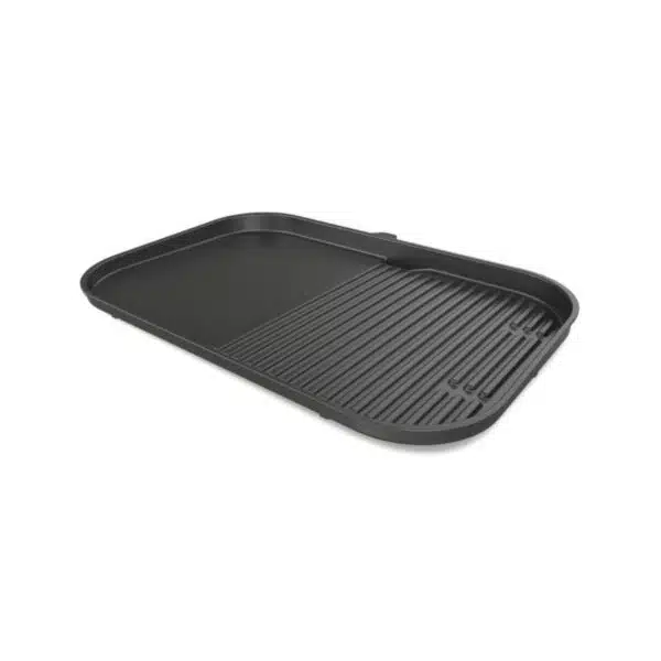 Ninja Woodfire Grill & Griddle Plate, Compatible with OG800 and OG900 Series, 2-in-1 Grill and Griddle Functionality, Ceramic, Nonstick Coating, Black, 285HY901C (Canadian Version)