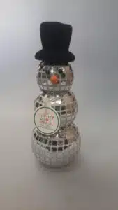 Novelty Disco figural Snowman