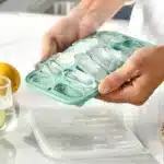 Pink silicone ice cube