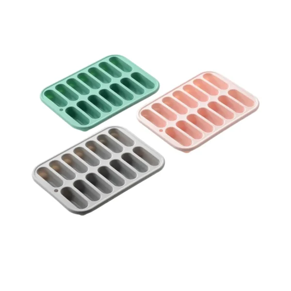 Pink silicone ice cube