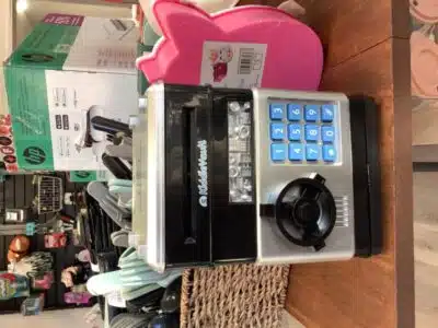 Refasy Piggy Bank Cash Coin Can ATM Bank Electronic Coin Money Bank for Kids