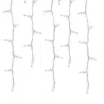 Room Essentials Clear String Lights 100 Lights Black Wire/Sockets Plug In