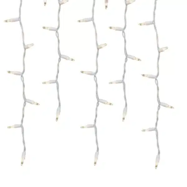 Room Essentials Clear String Lights 100 Lights Black Wire/Sockets Plug In