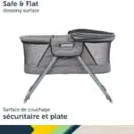 Safety 1st Nap and Go Rocking Bassinet with Travel Bag, Nightfall