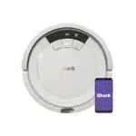 Shark ION Robot Vacuum AV752 with Wi-Fi Voice Control .45-Quart Dust Cup Capacity Smoke/Ash , White