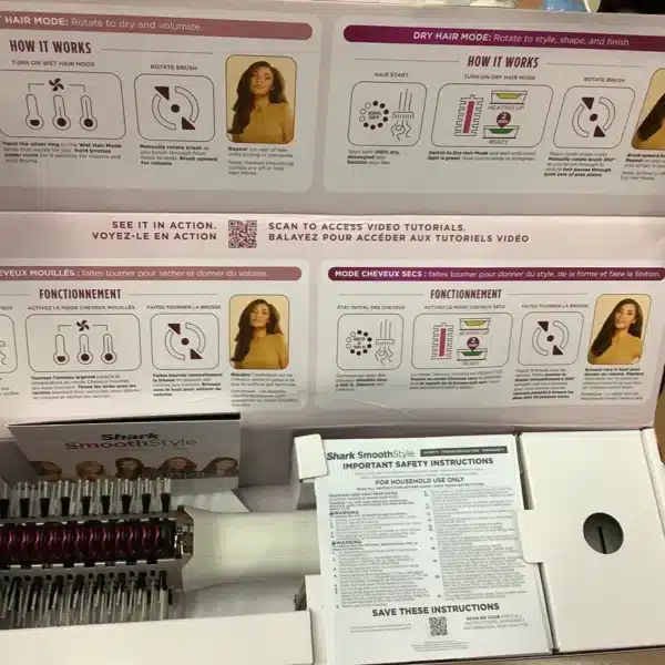 Shark SmoothStyle Heated Smoothing Comb Straightener and Smoother