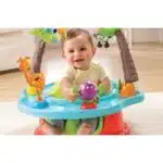 Summer by Bright Starts Deluxe SuperSeat, Wild Safari, Fun Baby Seat for Sitting Up, Playtime, and Meals, Ages 4 Months to 4 Years