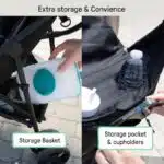 Summer Infant, 3D Mini Convenience Stroller Lightweight Stroller with Compact Fold MultiPosition Recline Canopy with Pop Out Sun Visor and More Umbrella Stroller for Travel and More, Gray