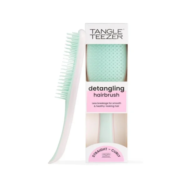Tangle Teezer Ultimate Detangler Brush for Wet & Dry Hair, Eliminates Knots & Reduces Breakage for All Hair Types, Baby Pink & Mint