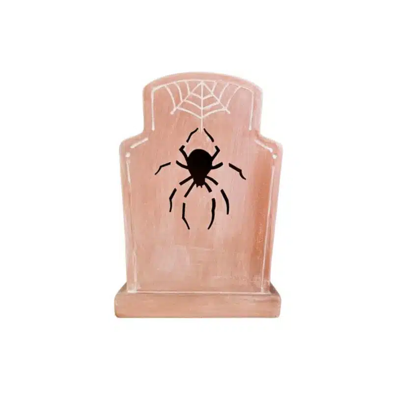 Terracotta Tombstone Spider Halloween Decor - Hyde & EEK! Boutique