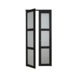 TRUporte 36 in. x 80 1/2 in. Euro 3-Lite Design E Pivot Door
