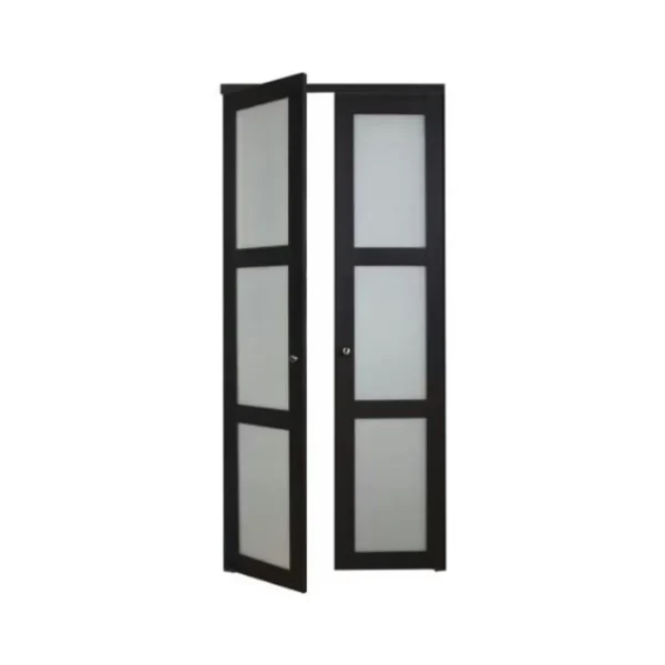 TRUporte 36 in. x 80 1/2 in. Euro 3-Lite Design E Pivot Door