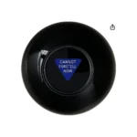 Vintage 1980's Magic 8 Ball Classic Mattel Toy Fortune Teller (30188, 1186)