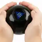 Vintage 1980's Magic 8 Ball Classic Mattel Toy Fortune Teller (30188, 1186)