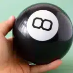 Vintage 1980's Magic 8 Ball Classic Mattel Toy Fortune Teller (30188, 1186)