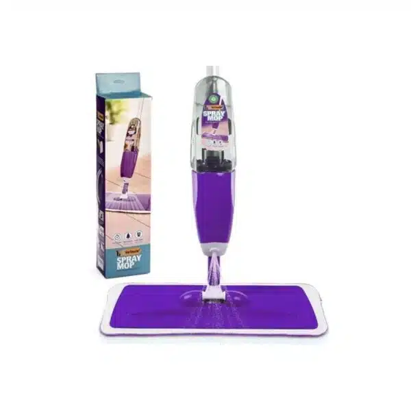 Vorfreude Spay Mop - Spray Mop with Refillable 700ml Bottle; Washable & Reusable Microfiber Pad; Easy Great Cleaning on Hardwood, Laminate, Tile, Vinyl or Cement floors.