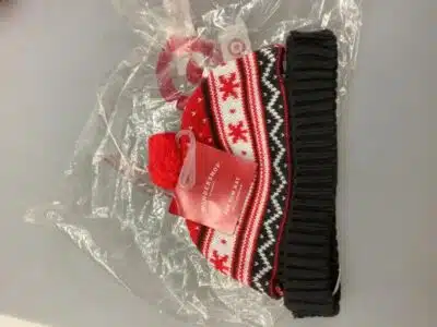 Wondershop Nordic Ski Pom Pom Pet Hat Size S/M Adjustable