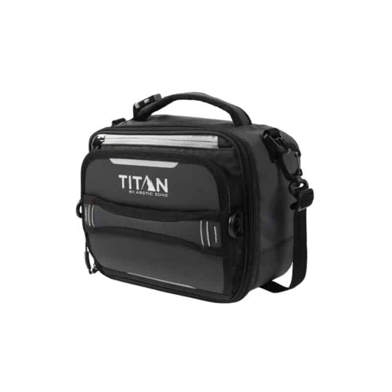 Arctic Zone Fridge Cold Eva Molded Lunch Box in black and silver