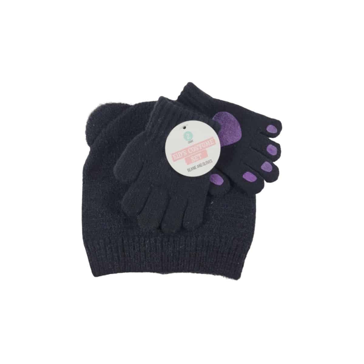 gallery-cat-costume-beanie-and-gloves-kids-costume-set-0-1.jpg Black and purple cat costume beanie and gloves set for kids