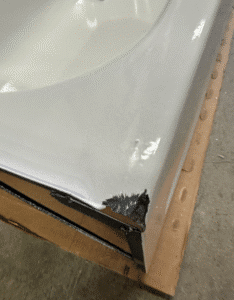 American Standard Steel 5 ft. bathtub professional product photography