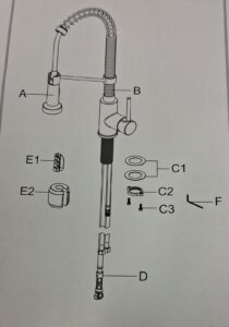Kraus Steel faucet professional product photography