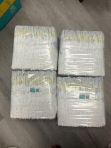 Pampers fixture professional product photography