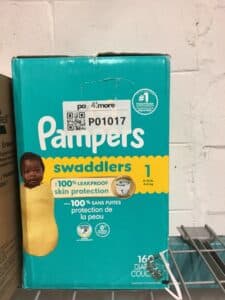 Pampers fixture professional product photography