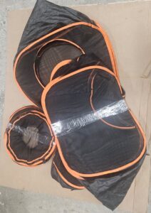 Foldable pet tent with multiple tunnels for cats and dogs