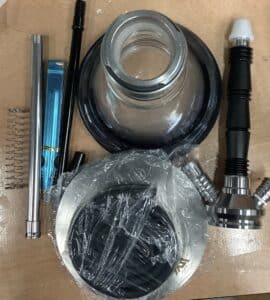 Shisha vodni dymka aqua elegance black 54 cm elegant design for relaxing moments