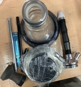 Shisha vodni dymka aqua elegance black 54 cm elegant design for relaxing moments