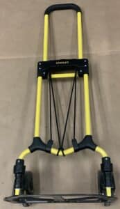 Stanley Folding Hand Truck in bright yellow