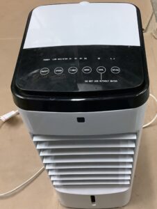 SEEPER evaporative cooler in white with 3-in-1 air conditioner features