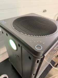 Coway true hepa air purifier in graphite with smart Alexa compatibility