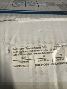 Chicco backless booster car seat in Knight Black for kids 40-110 lbs