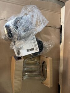 BLACK+DECKER multi function blender in silver and black with QuadPro blades