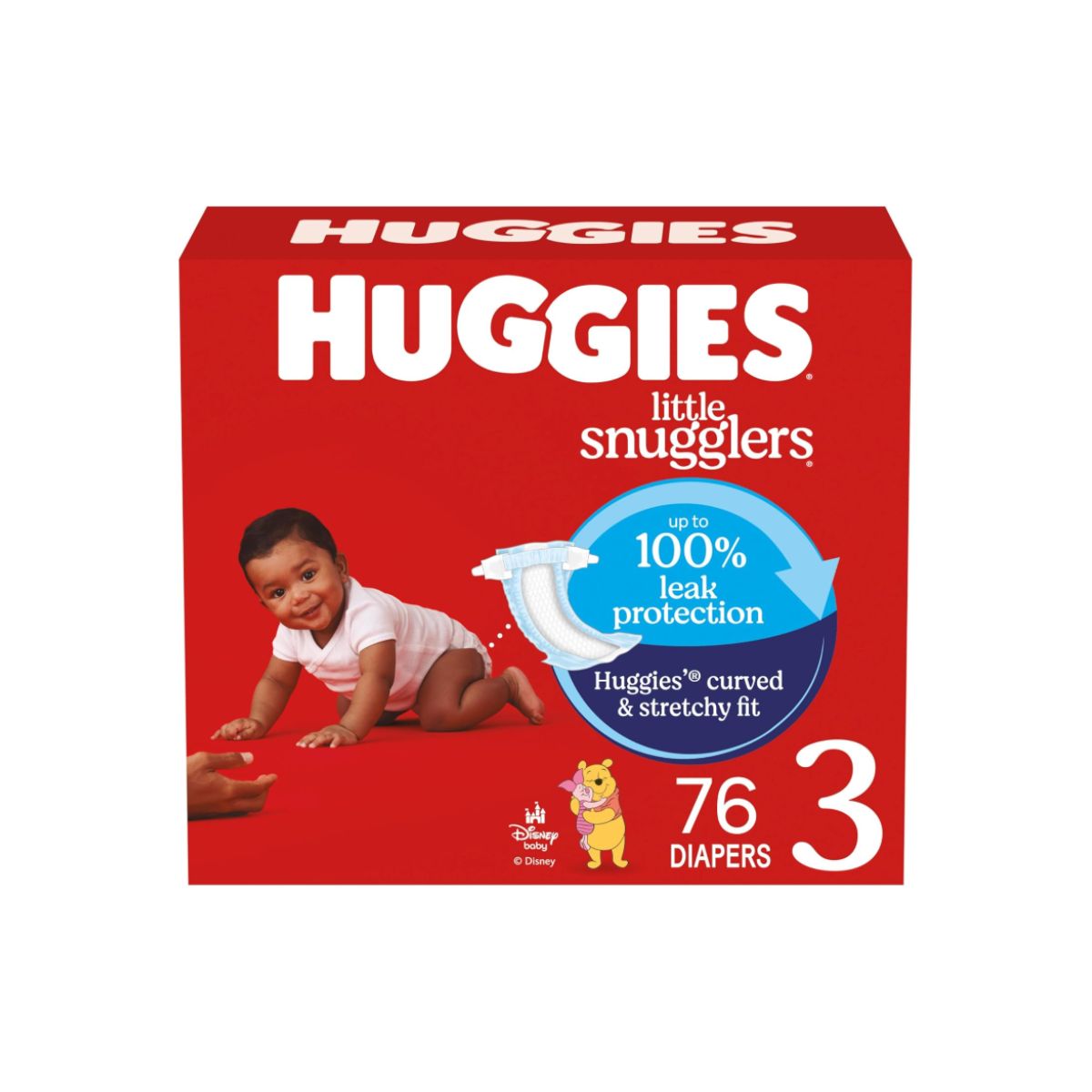 Little Movers Diapers - Huggies Sizes 3 76 Count Huggies little movers diapers in professional product photography