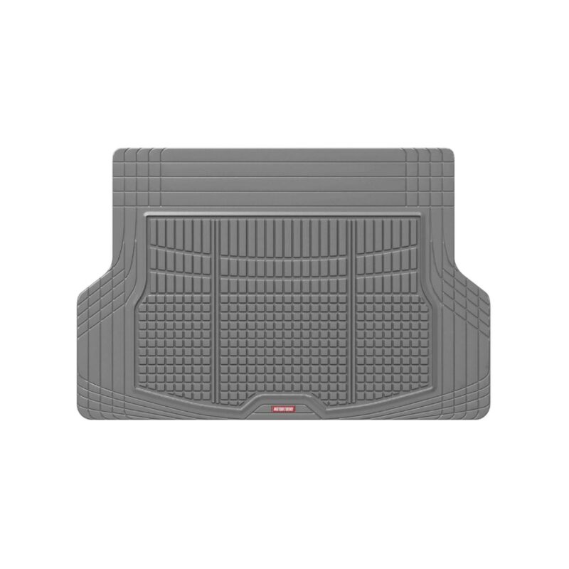 Motor Trend rear cargo mat in grey for SUV trunk protection