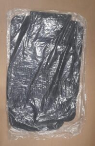 FH Group automotive floor mats in solid black for all weather protection