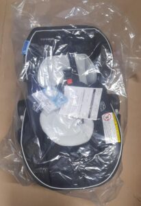 Graco infant car seat in studio setting with professional photography