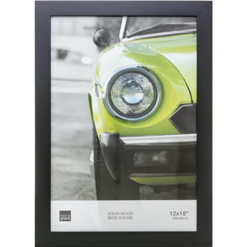 Kiera Grace picture frame 12x18 in black with simple classic style