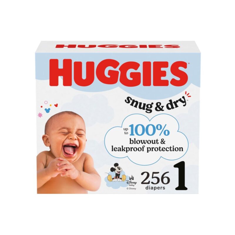 Huggies snug dry diapers pack for newborns 8-14 lbs