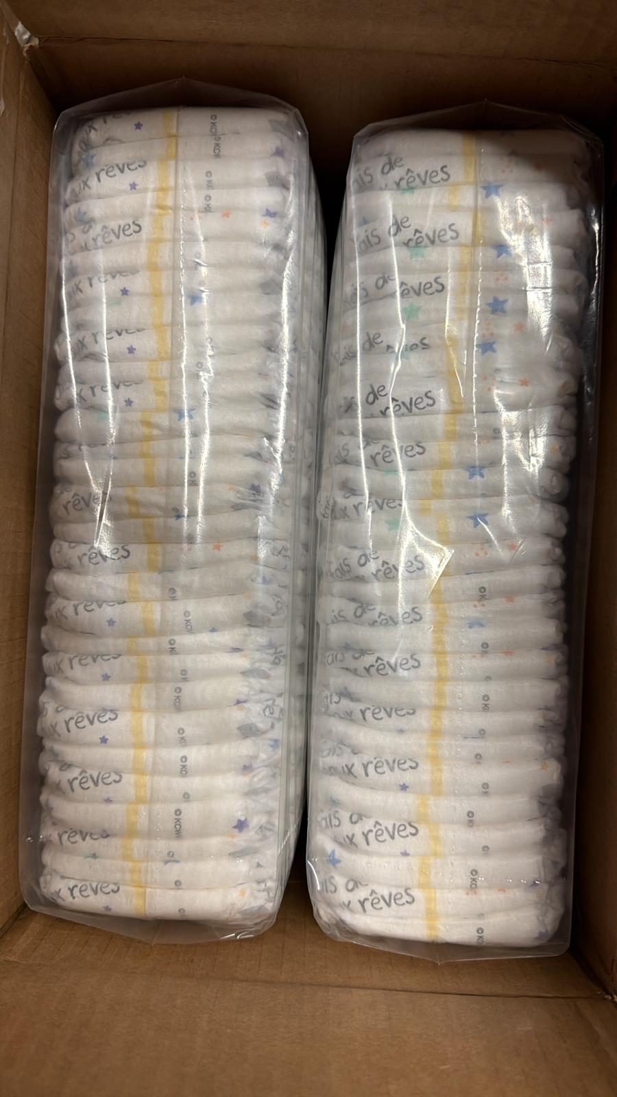 Huggies overnight diapers in size 4 with Winnie the Pooh design