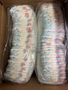 Huggies baby diapers size 4 with 360 degree waistband in packaging