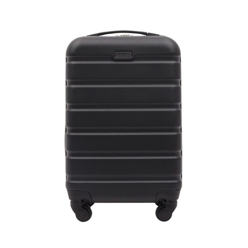 Travelers Club 20 inch carry on luggage in black finish
