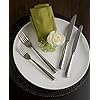 Fortessa stainless steel flatware in mirrored finish set for four
